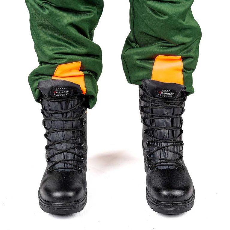 Scarponi antitaglio per motosega Cofra Woodsman Bis A E P FO WRU SRC EN ISO 17249:2013
