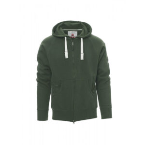 Payper Wear Felpa con zip e cappuccio Dallas+ Verde