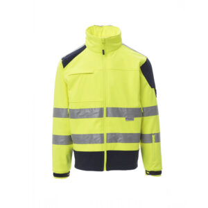 Payper Wear Giacca Soft-Shell Screen alta visibilità Giallo/Blu