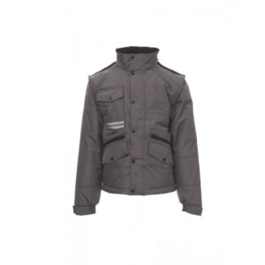 Payper Wear Giubbino Fighter 2.0 Grigio Smoke e Nero