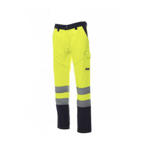 Payper Wear worker pantalone charter giallo blu