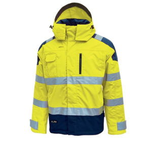 U Power Defender HV Parka Yellow Fluo HL169YF Giacca Alta Visibiltà