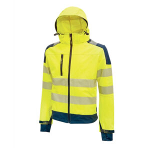 U Power Miky HV Yellow Fluo HL169YF Giacca Alta Visibiltà