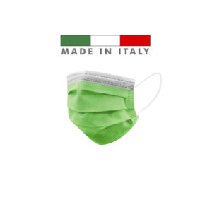 Mascherine Chirurgiche D. Medico Classe 1 EN 14683 Made In Italy Verde