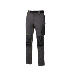 U Power Atom Pantalone da Lavoro Asphalt Grey Green PE145RL