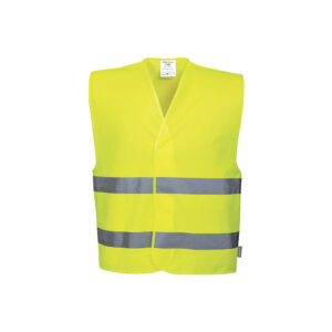 Portwest C474 YER gilet alta visibilità giallo 2 bande EN ISO 20471