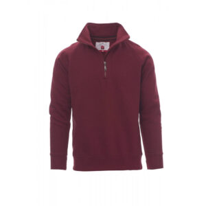 Felpa uomo mezza zip Payper Wear Miami + Bordeaux