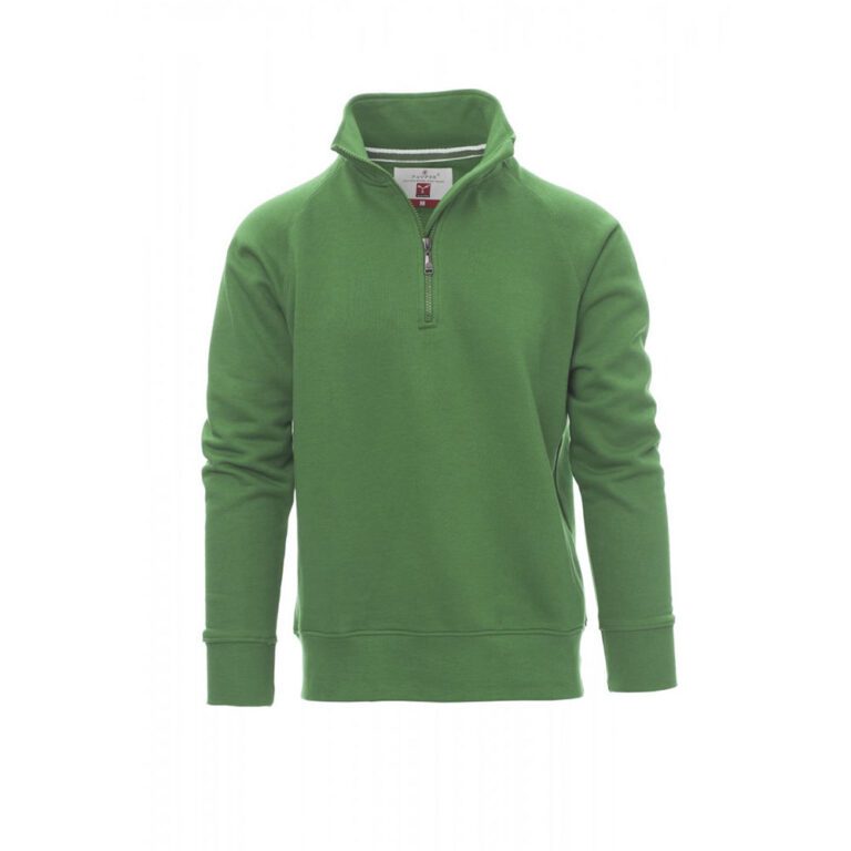 Felpa uomo mezza zip Payper Wear Miami + Jelly Green