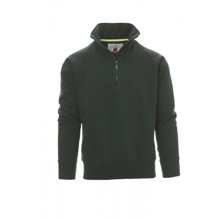 Felpa uomo mezza zip Payper Wear Miami + Verde