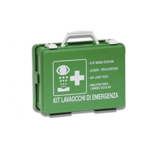 PVS kit lavaocchi di emergenza portatile in valigetta pronto all'uso CPS258