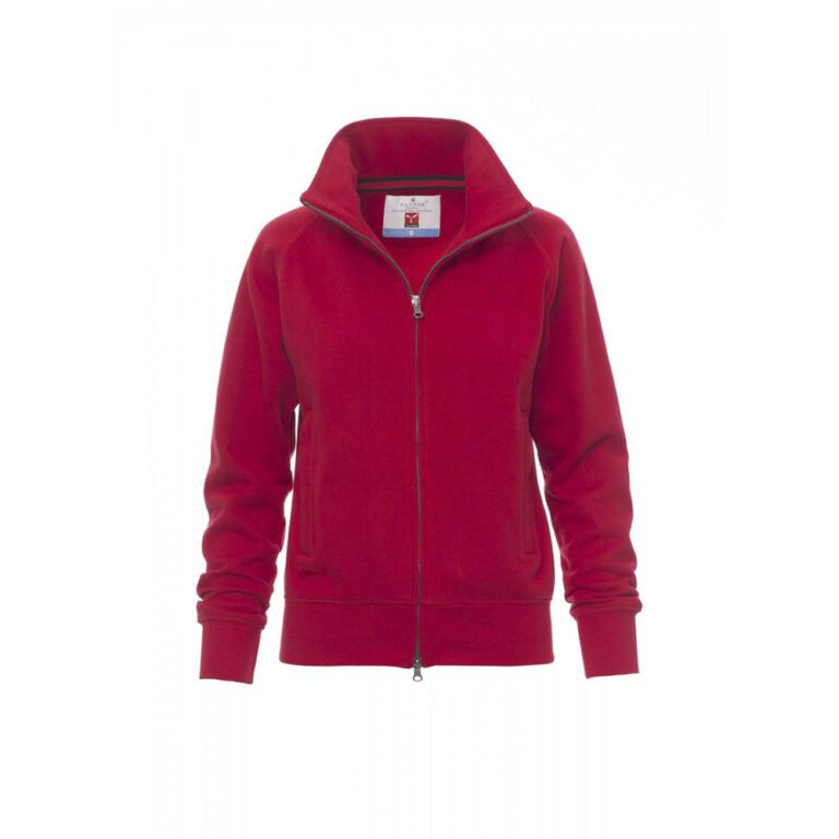 Felpa da donna a Zip intera Payper Panama + Lady Rossa