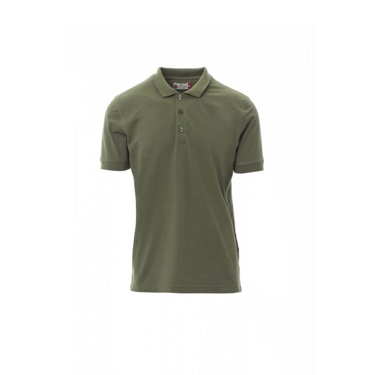 Polo uomo manica corta Payper Venice Verde Militare 100% Cotone