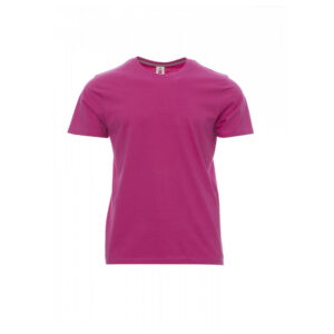 T-Shirt da uomo girocollo Payper Sunset Fuxia 100% Cotone