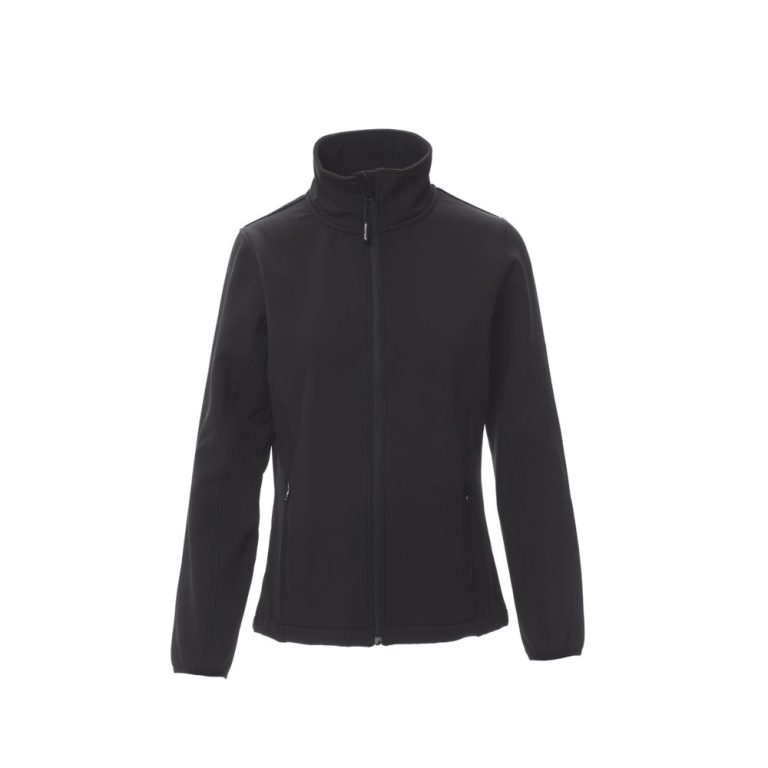 Giacca da lavoro da donna in softshell Payper Perth Lady Nero