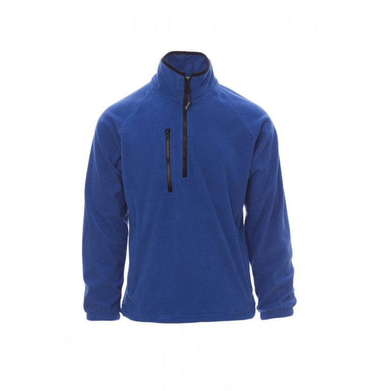 Pile invernale mezza zip unisex Payper Dolomiti+ blu royal