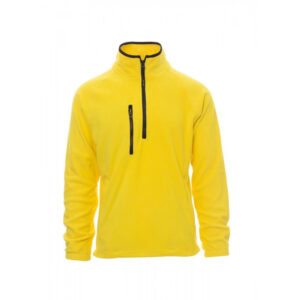 Pile invernale mezza zip unisex Payper Dolomiti+ giallo