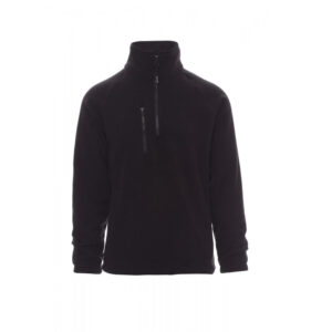 Pile invernale mezza zip unisex Payper Dolomiti+ nero