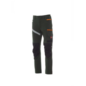 Pantalone tecnico da lavoro elasticizzato Payper Next 4W verde/nero