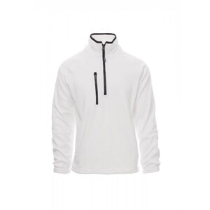 Pile invernale mezza zip unisex Payper Dolomiti+ bianco