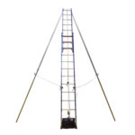 Irudek gambe treppiede per scala isolante telescopica in fibra di vetro Iruladder da 3,5 a 6m