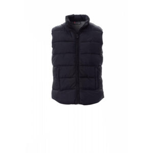 Payper Memory gilet da uomo invernale con morbida imbottitura effetto piuma - Antipioggia e antivento - Nero e Steel Grey
