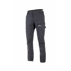 U Power Harmony pantalone da lavoro multitasche elasticizzato asphalt grey