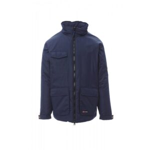 Payper Renegade Mid giacca da lavoro invernale lunga a tre quarti con cappuccio - DPI categoria I - Colore Navy Dress Blu Royal