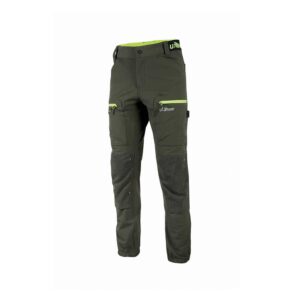 U Power Harmony pantalone da lavoro multitasche elasticizzato dark green