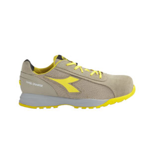 Scarpe antinfortunistiche basse estive Diadora Glove MDS Text Low S1P HRO SRC - Colorazione Grigio Roccia Lunare