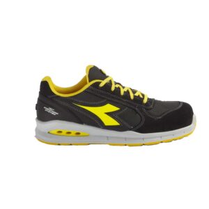 Scarpe antinfortunistiche basse estive Diadora Run Net Airbox Low S1P SRC - Colorazione Nero/Antracite