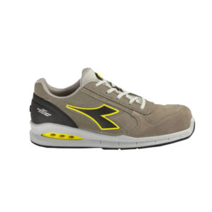 Scarpe antinfortunistiche invernali basse Diadora Run Net Airbox Low S3 SRC - Colorazione Grigio Vento/Grigio Vento