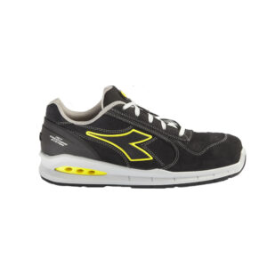 Scarpe antinfortunistiche invernali basse Diadora Run Net Airbox Low S3 SRC - Colorazione Nero/Nero