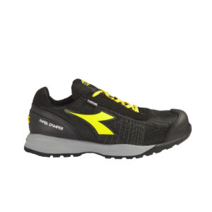 Scarpe antinfortunistiche estive leggere Diadora Glove MDS Matryx Low S1P HRO SRC ESD - Colorazione Nero/Giallo