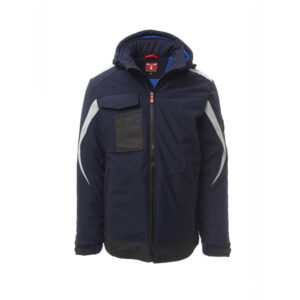 Softshell da lavoro imbottito Payper Wonder Pad certificato antifreddo EN 14058 Blu Navy/Blu Royal