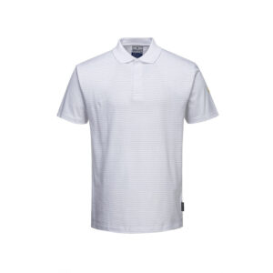 Polo estiva manica corta antistatica ESD Portwest AS21 EN 61340 – EN 1149 White (Bianco)