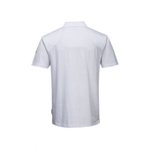 Polo estiva manica corta antistatica ESD Portwest AS21 EN 61340 – EN 1149 White (Bianco)