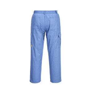 Portwest AS11 pantaloni da lavoro antistatici ESD certificati EN 61340 – EN 1149 Azzurro Medicale