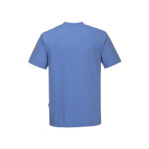 Portwest AS20 t-shirt manica corta antistatica ESD EN 61340 – EN 1149 Azzurro Medicale