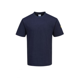 Portwest AS20 t-shirt manica corta antistatica ESD EN 61340 – EN 1149 Blue Navy