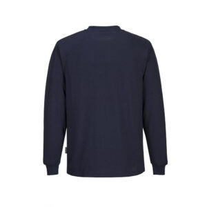 Portwest AS22 t-shirt manica lunga antistatica ESD certificata EN 61340 – EN 1149 Blue Navy