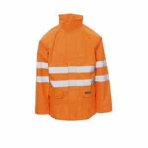 Giacca impermeabile antipioggia leggera alta visibilità Payper Hurricane-Jacket con bande 3M, EN 20471 - EN 343 - EN 13688 - Arancione - Cod. 000354009302001