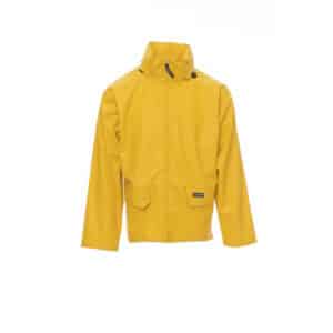 Giacca impermeabile antipioggia da lavoro Payper Dry Jacket in poliestere e poliuretano, certificato EN 343 – EN 13688 - Colore Giallo - Codice 000444010101000