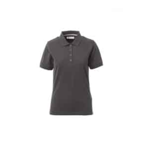 Polo donna manica corta Payper Venice Lady Grigio Antracite - 100% Cotone