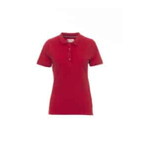 Polo donna manica corta Payper Venice Lady Rossa 100% Cotone