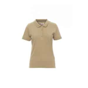 Polo donna manica corta Payper Venice Lady Warm Brown 100% Cotone