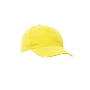 Cappellino da baseball in cotone 5 pannelli Payper New York Giallo - Confezione 5 pezzi