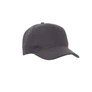 Cappellino da baseball in cotone 5 pannelli Payper New York Grigio Antracite - Confezione 5 pezzi