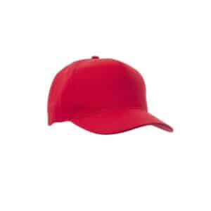 Cappellino da baseball in cotone 5 pannelli Payper New York Rosso - Confezione 5 pezzi