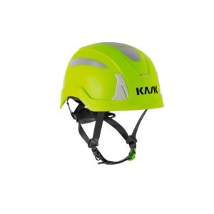 Casco ad alta visibilità lavori in quota Kask Primero HI VIZ EN 397 - EN 50365 - EN 12492 Giallo Fluorescente