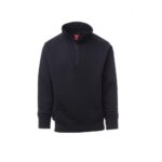 Felpa da lavoro in misto cotone e mezza zip Payper Carson - EN 13688 - DPI di Categoria I - Blu Navy